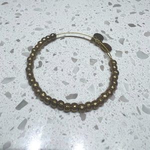 New without tags Alex and Ani gold beaded bracelet